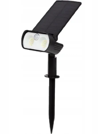 Lampa solara ACTION, negru