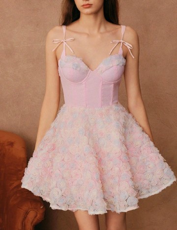 Rochie scurta SHEIN, roz