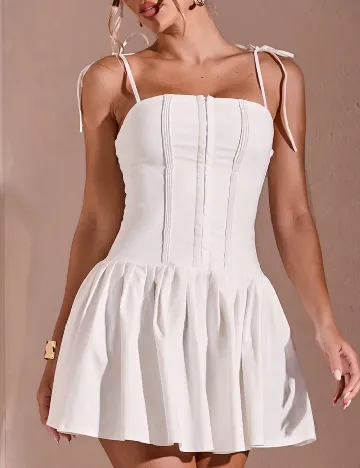 Rochie scurta SHEIN, alb
