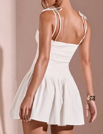 Rochie scurta SHEIN, alb