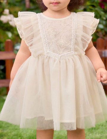 Rochie Shein Kids, ecru