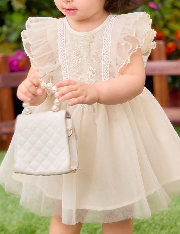 Rochie Shein Kids, ecru