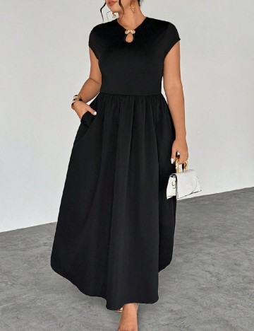 Rochie lunga SHEIN CURVE, negru