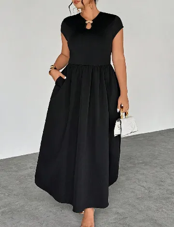 Rochie lunga SHEIN CURVE, negru