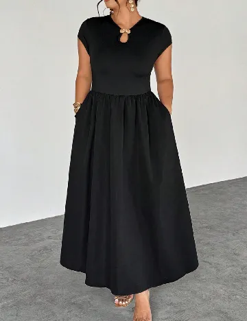Rochie lunga SHEIN CURVE, negru