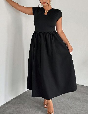Rochie lunga SHEIN CURVE, negru