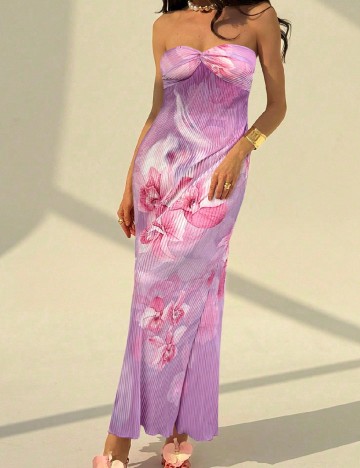 Rochie lunga SHEIN, roz