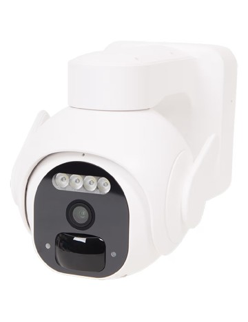 Camera HD rotativa solara ACTION, alb