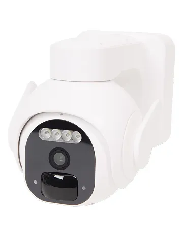 Camera HD rotativa solara ACTION, alb