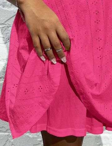 Rochie scurta SHEIN CURVE, roz