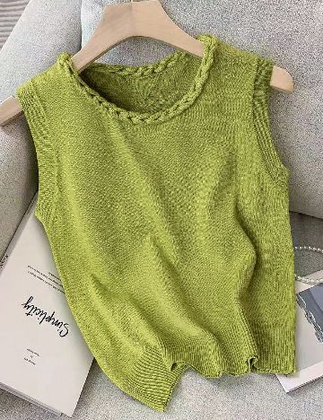 Top SHEIN, verde