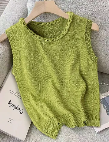 Top SHEIN, verde