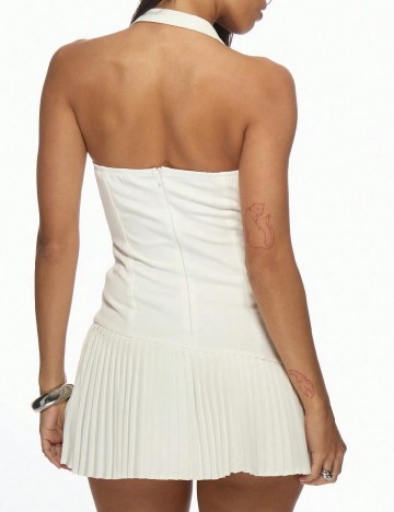 Rochie scurta Missguided, alb