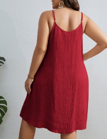 Rochie scurta SHEIN CURVE, rosu