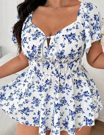 Bluza SHEIN CURVE, alb