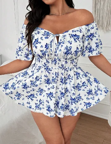 Bluza SHEIN CURVE, alb