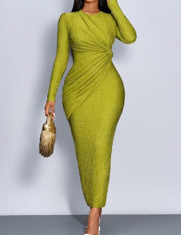 Rochie lunga SHEIN, verde