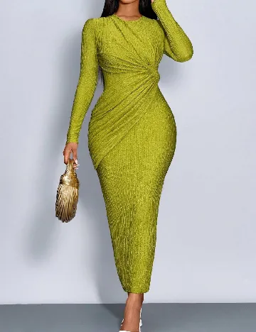Rochie lunga SHEIN, verde
