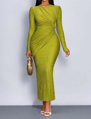 Rochie lunga SHEIN, verde