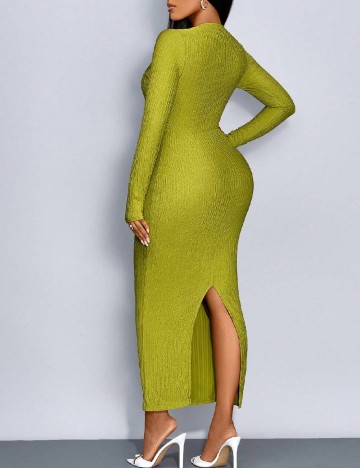 Rochie lunga SHEIN, verde