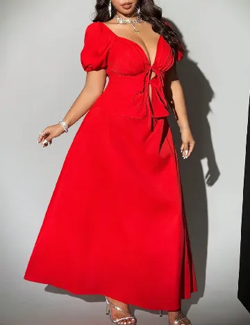 Compleu SHEIN CURVE, rosu