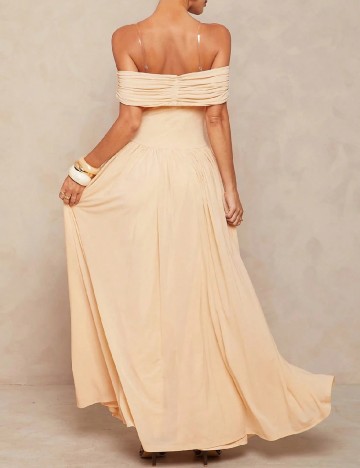 Rochie lunga SHEIN, crem