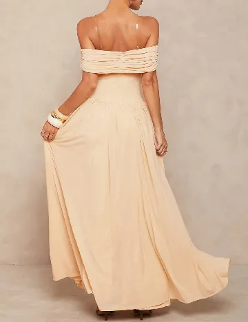 Rochie lunga SHEIN, crem