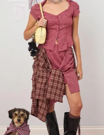 Top SHEIN, rosu