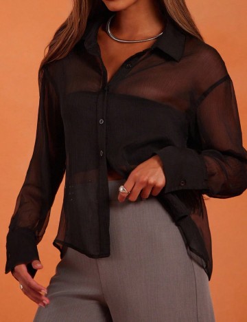 Camasa SHEIN, negru