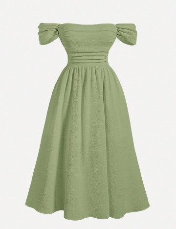 Rochie medie SHEIN CURVE, verde