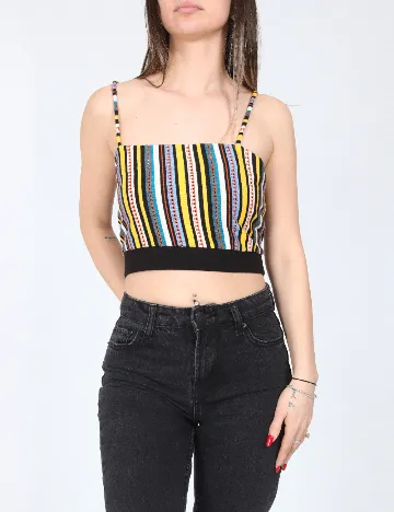 Top Zara, mix culori