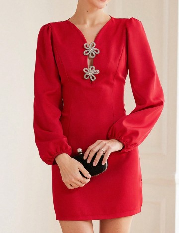 Rochie scurta SHEIN, rosu