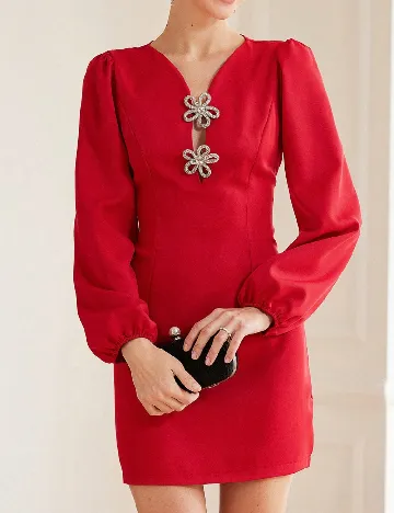 Rochie scurta SHEIN, rosu