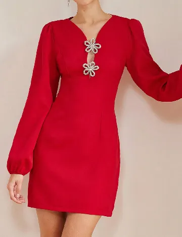 Rochie scurta SHEIN, rosu