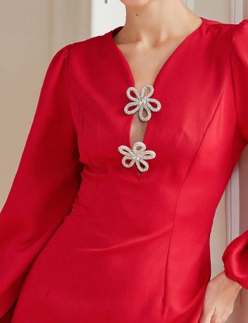 Rochie scurta SHEIN, rosu