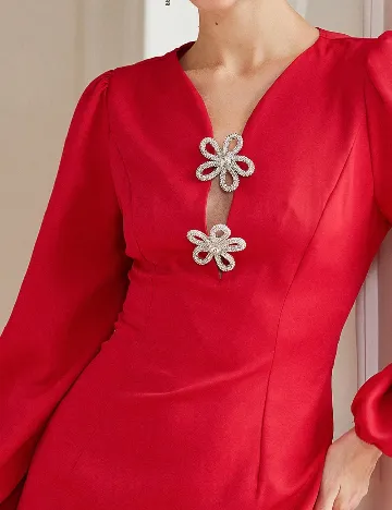 Rochie scurta SHEIN, rosu