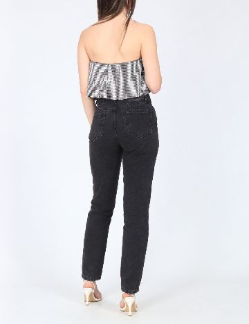 Body Bershka, argintiu