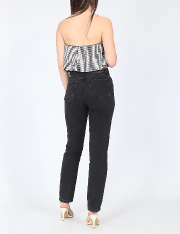 Body Bershka, argintiu