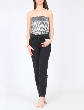 Body Bershka, argintiu