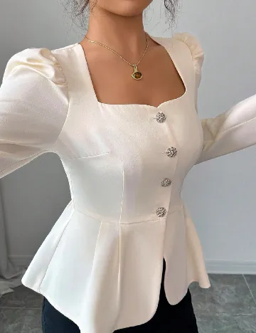 Bluza SHEIN, ecru