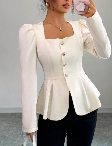 Bluza SHEIN, ecru