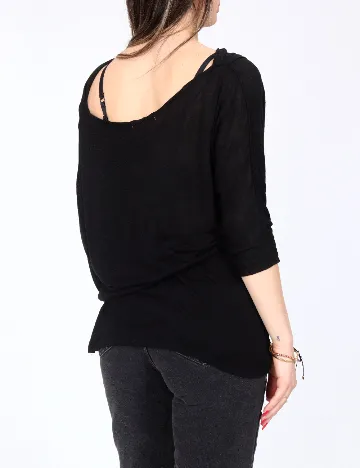 Bluza Bershka, negru