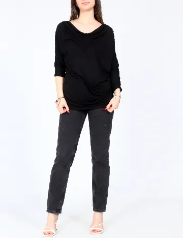 Bluza Bershka, negru