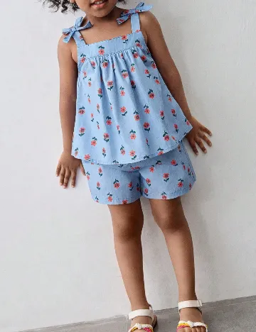 Compleu Shein Kids, albastru