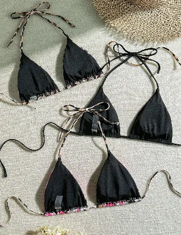 Set sutiene de baie 3 bucati SHEIN, mix culori