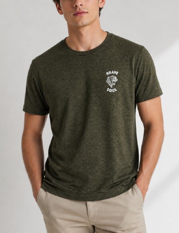 Tricou Bershka, verde