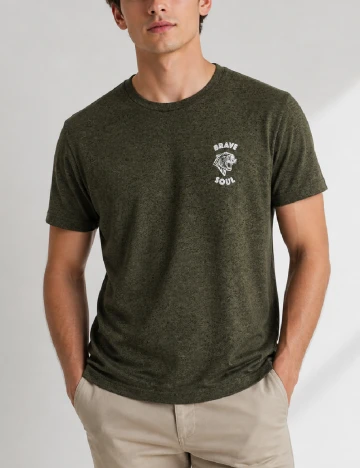 Tricou Bershka, verde