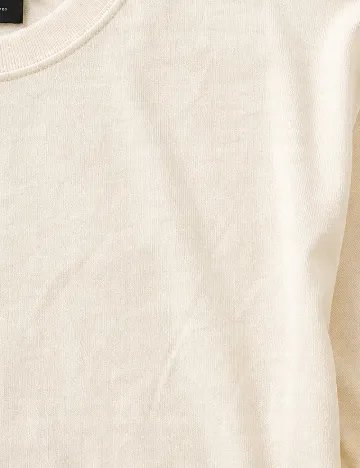Tricou Massimo Dutti, crem