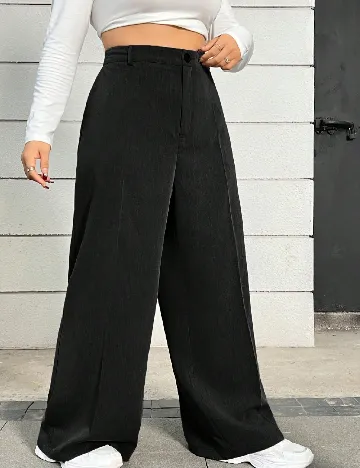 Pantaloni SHEIN CURVE, negru