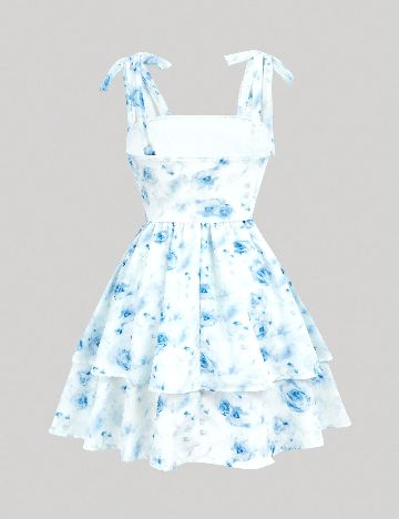 Rochie scurta Shein Kids, alb